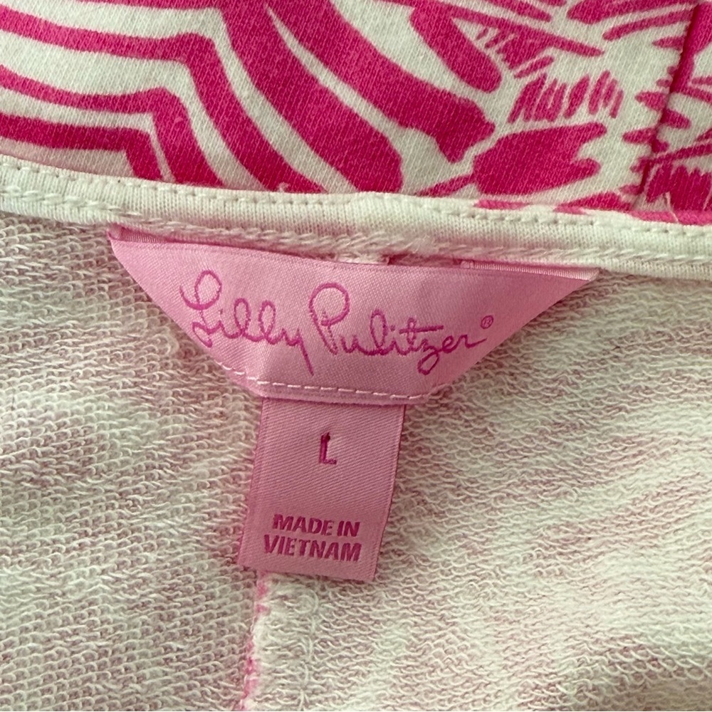 Lilly Pulitzer Foster Shift Dress Womens Large Oh Cabana Boy Embroidered Coastal - Picture 7 of 8